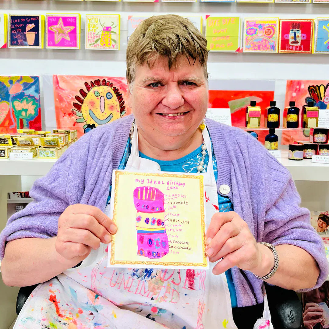ARTHOUSE UNLIMITED Greetings Cards My Ideal Birthday Cake, Birthday Card