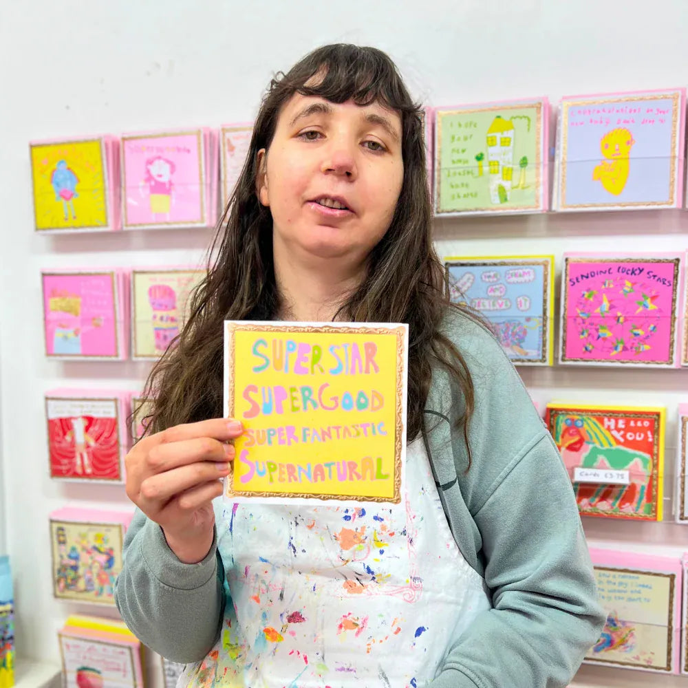 ARTHOUSE UNLIMITED Greetings Cards Superstar Super Good card