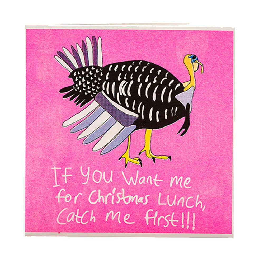 If You Want Me for Christmas Lunch Card