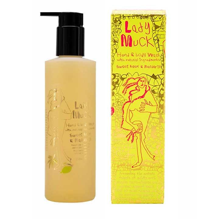 Lady Muck Hand and Body Wash with Sweet Basil and Mandarin