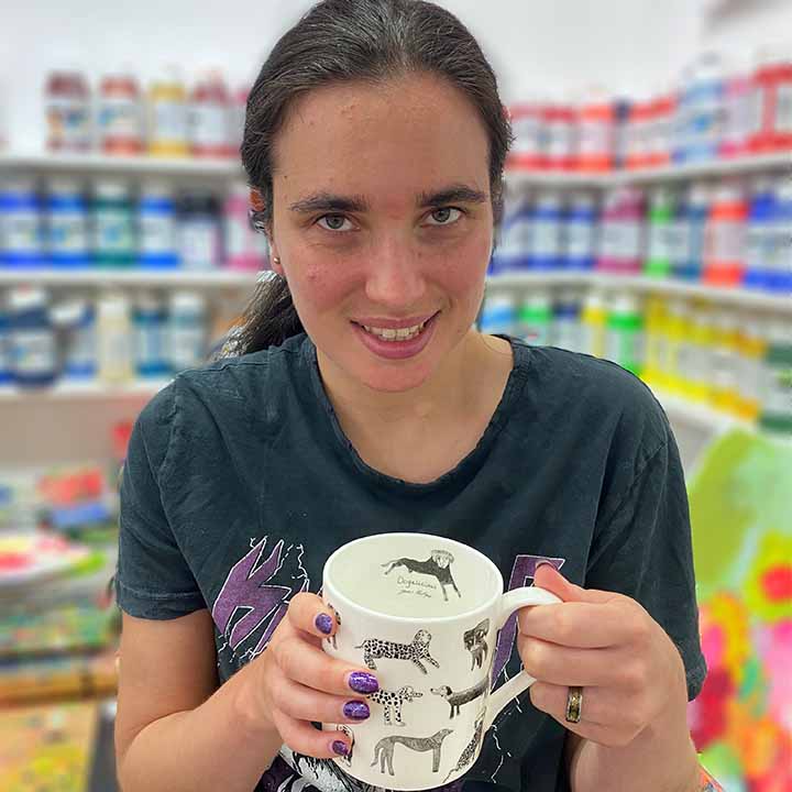 ARTHOUSE UNLIMITED Mugs Dogalicious, Fine Bone China Mug