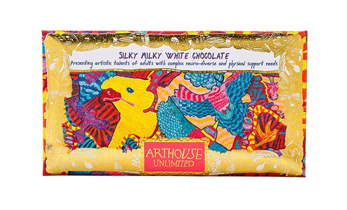ARTHOUSE UNLIMITED Silky Milky White Chocolate with Madagascan Vanilla - Flying Fandangoes with Magnificent Difference,