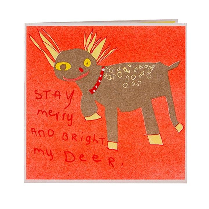 Stay Merry and Bright My Deer Card