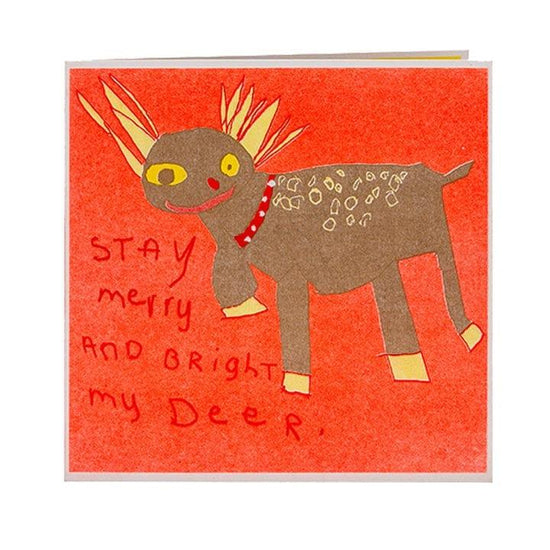ARTHOUSE UNLIMITED Stay Merry and Bright My Deer Card
