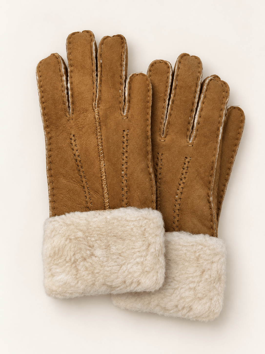 Ashwood Leather Hats & Gloves Women's Suede Sheepskin Gloves Whisky