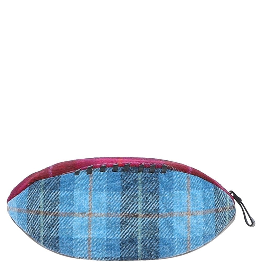 Ashwood Leather Wash Bag Ashwood Leather x Harris Tweed Rugby Washbag Black/Mix