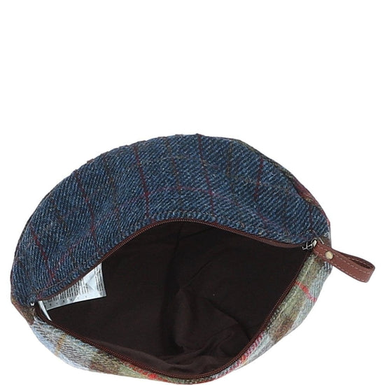 Ashwood Leather Wash Bag Ashwood Leather x Harris Tweed Rugby Washbag Brown/Mix