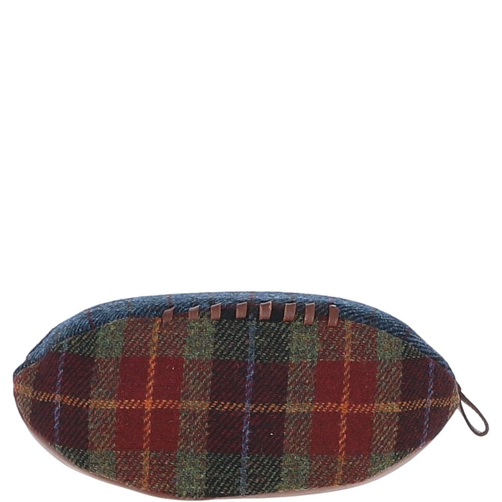 Ashwood Leather Wash Bag Ashwood Leather x Harris Tweed Rugby Washbag Tan/Mix