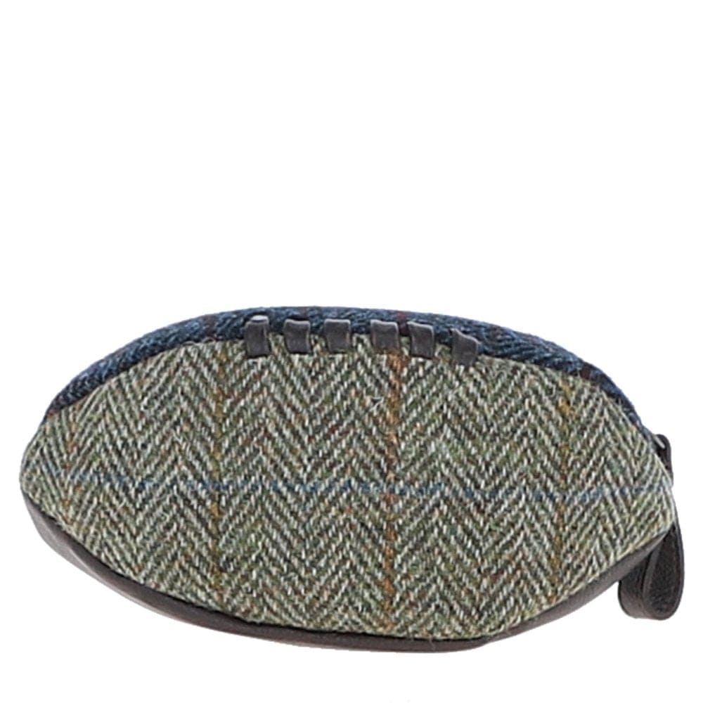 Ashwood Leather Wash Bag Mini Ashwood Leather x Harris Tweed Rugby Washbag Brown/Mix