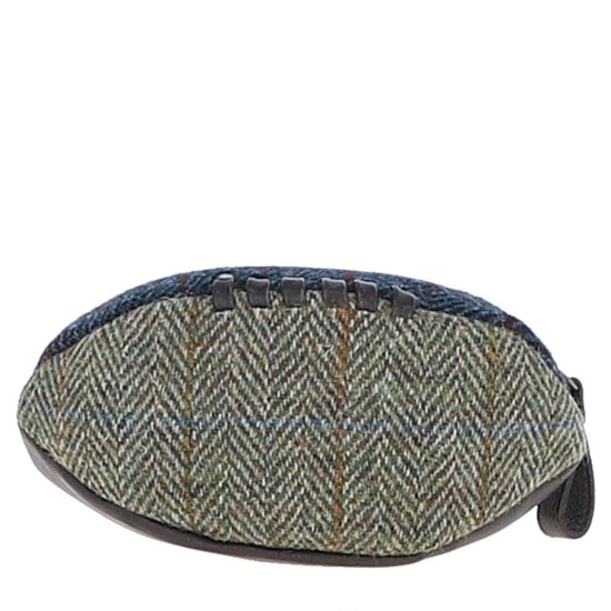 Ashwood Leather Wash Bag Mini Ashwood Leather x Harris Tweed Rugby Washbag Brown/Mix