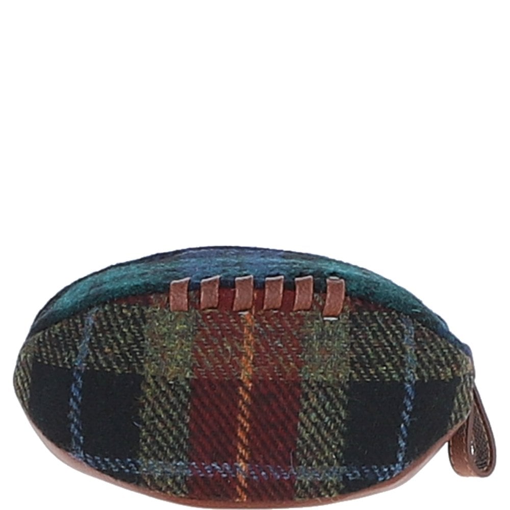 Ashwood Leather Wash Bag Mini Ashwood Leather x Harris Tweed Rugby Washbag Tan/Mix