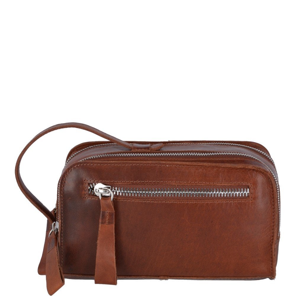 Ashwood Leather Wash Bag Oily Hunter Leather Wash Bag Tan