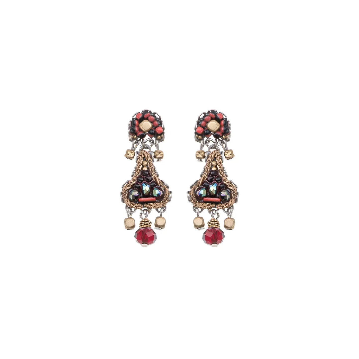 Ayala Bar earrings Noble Wine, Claret Earrings C2277