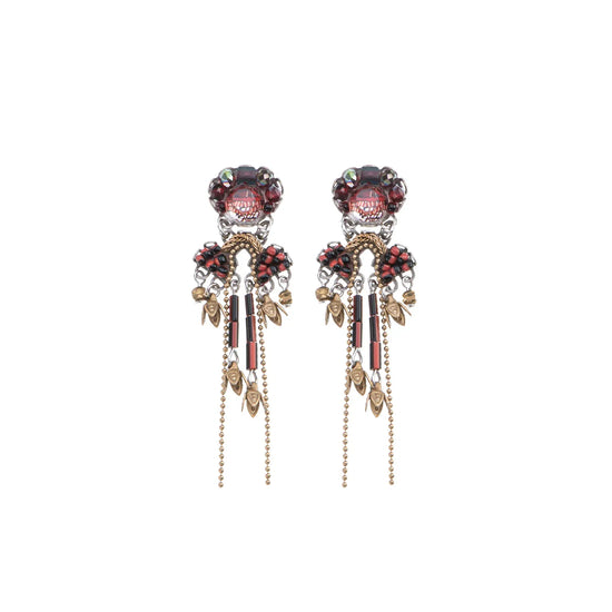 Ayala Bar Earrings Noble Wine, Flame Earrings C2276