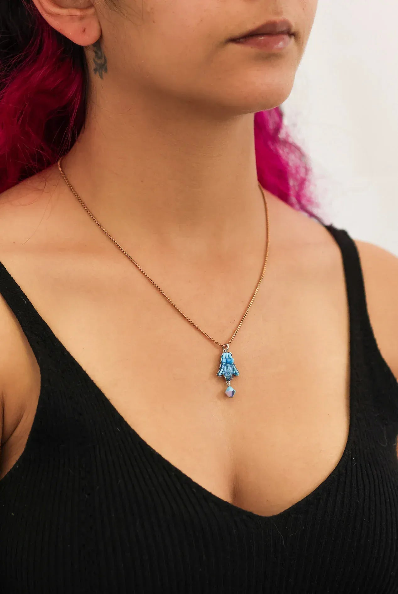 Ayala Bar Necklaces Blue Pendant Necklace Cobalt C3627