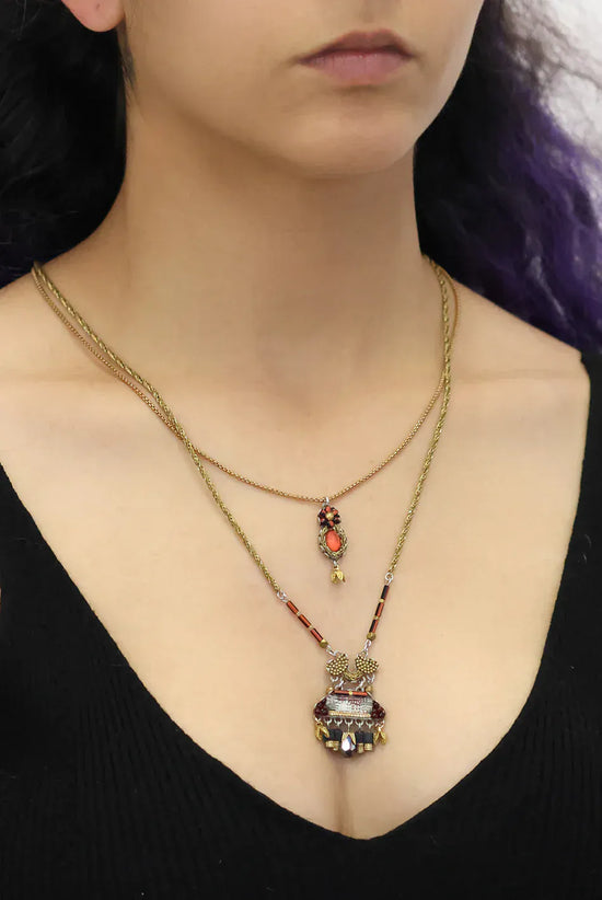 Ayala Bar Necklaces Noble Wine, Garnet Necklace C3582