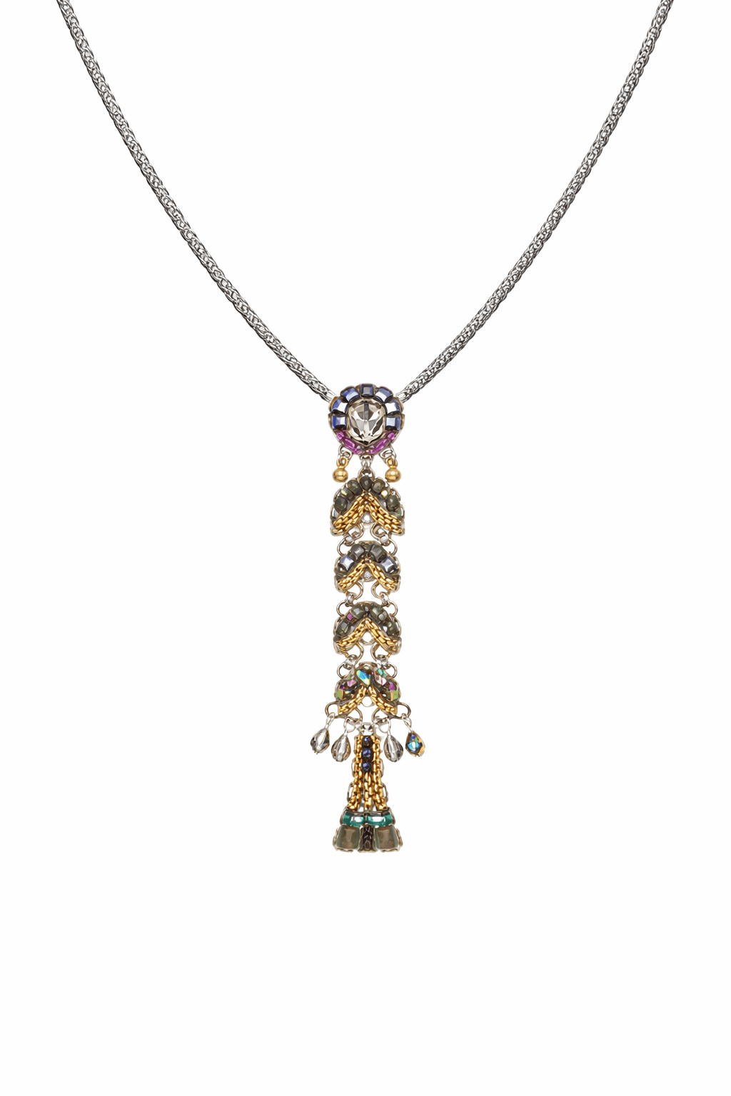 Ayala Bar Necklaces Obsidian Necklace in Pitch - C2372