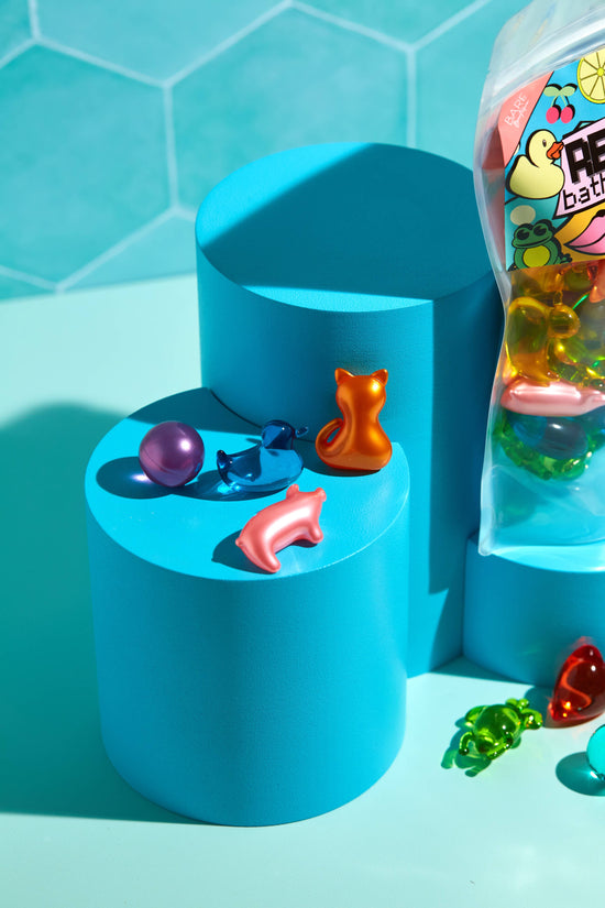 Bare Boutique 30 Pack Retro 90's Randoms Bath Pearls - Jumbo Mixed Bag