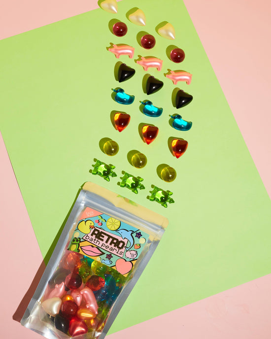 Bare Boutique 30 Pack Retro 90's Randoms Bath Pearls - Jumbo Mixed Bag