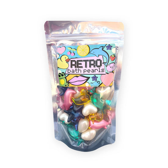 Bare Boutique 30 Pack Retro 90's Randoms Bath Pearls - Jumbo Mixed Bag