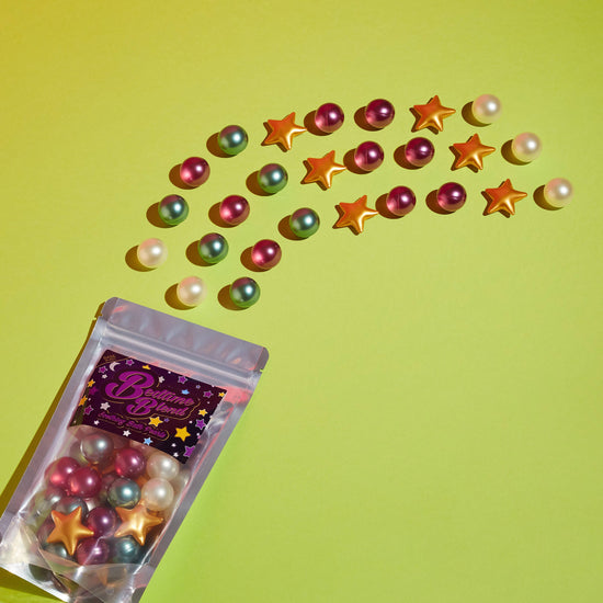 Bare Boutique Bedtime Blend - 30 Bath Pearls. Lavender, Coconut and Lotus.