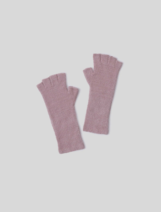 Barefoot Dreams Hats & Gloves CozyChic Lite® Fingerless Gloves in Tea Berry