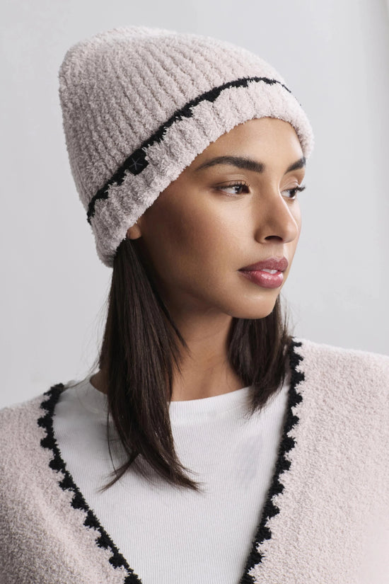 Barefoot Dreams Hats & Gloves ONE SIZE CozyChic® Ribbed Blanket Stitch Beanie