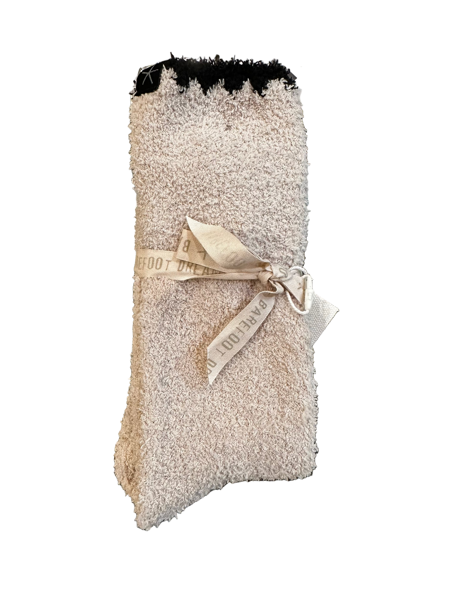 Barefoot Dreams Ladies Socks ONE SIZE CozyChic® Blanket Stich Rib Sock in Stone