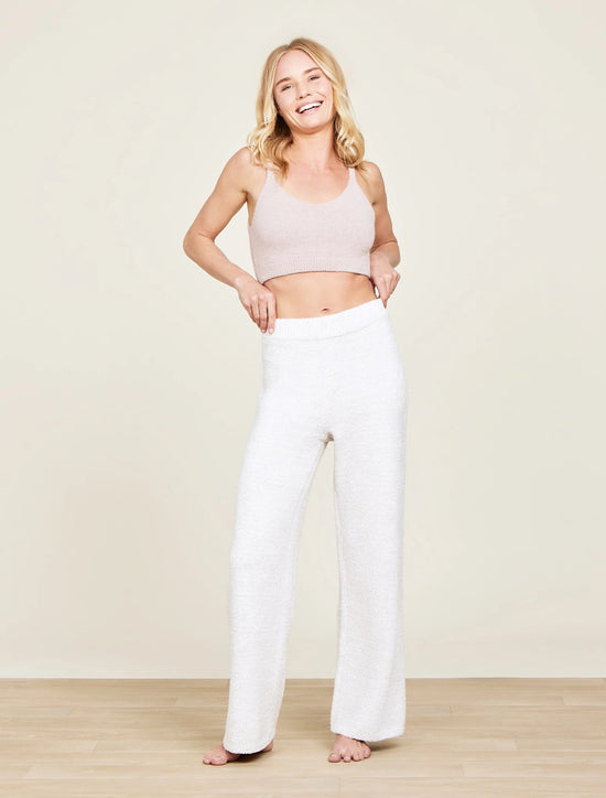 Barefoot Dreams Trousers Chic Trousers In Stone Cream