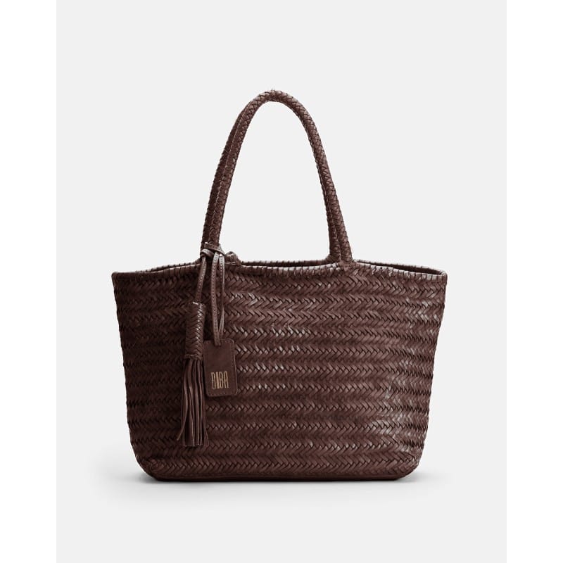 Biba Bags Perkins Hand-Braided Leather Shopper