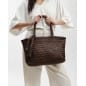 Biba Bags Perkins Hand-Braided Leather Shopper