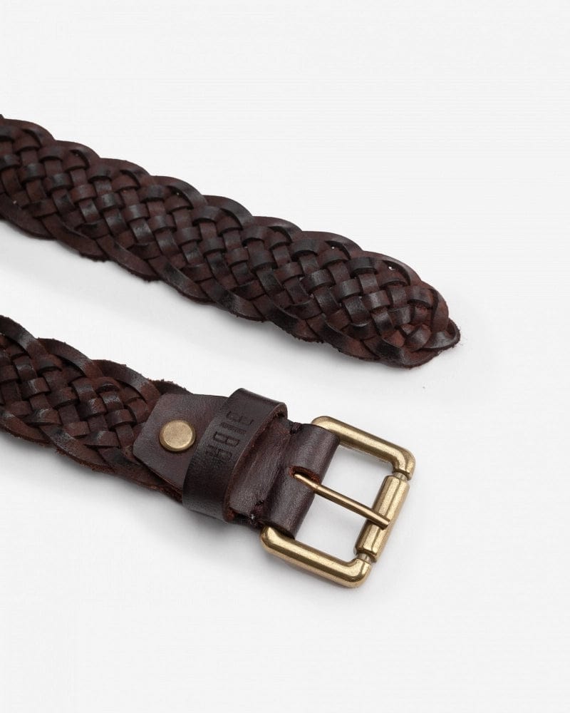 Biba Belts Columbia Leather Belt in Dark Brown