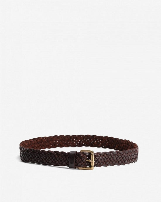 Biba Belts Columbia Leather Belt in Dark Brown