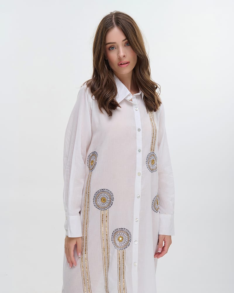 Ble Resortwear Dresses One Size Mykonos Caftan Dress