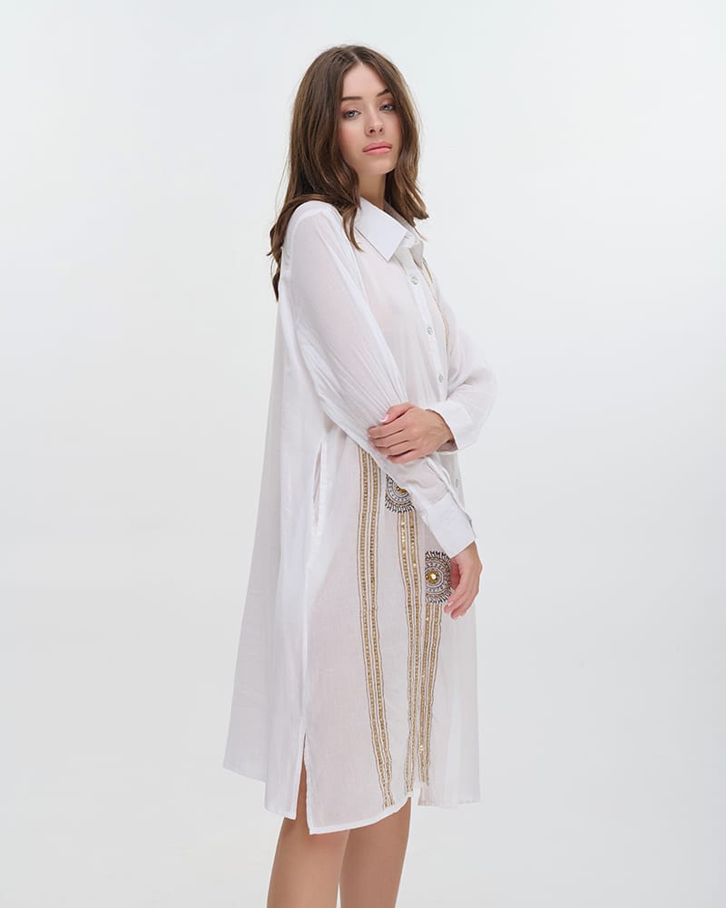 Ble Resortwear Dresses One Size Mykonos Caftan Dress