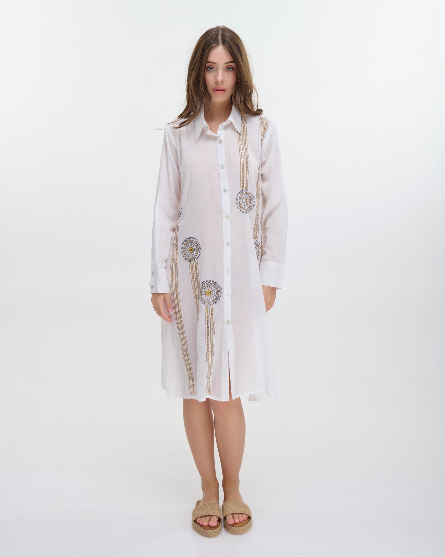 Ble Resortwear Dresses One Size Mykonos Caftan Dress