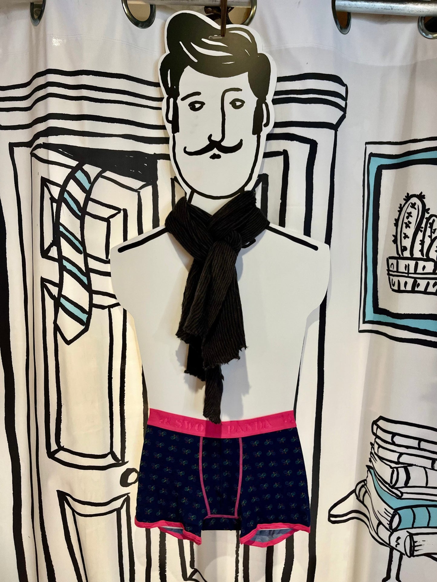 Botto Giuseppe Scarves Espresso & Black Small Stripe Cashmere Scarf