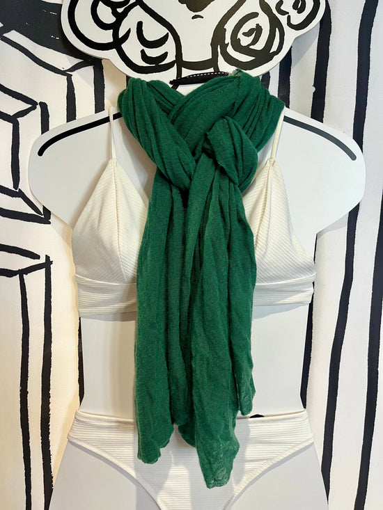 Botto Giuseppe Scarves Forest Green Cashmere Scarf
