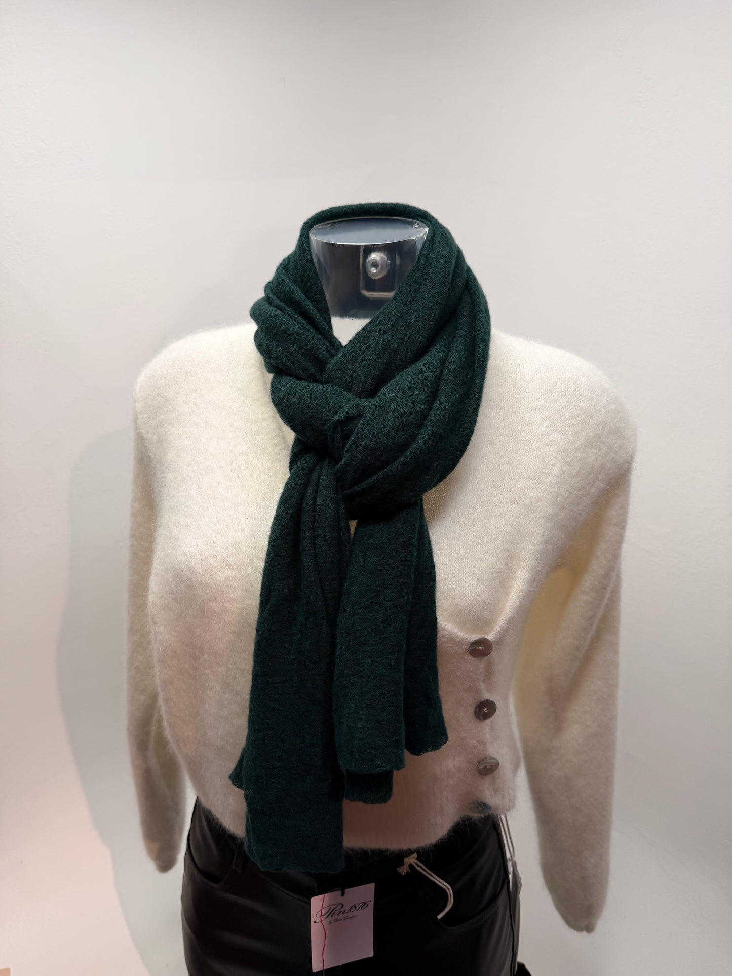 Botto Giuseppe Scarves Forest Green Cashmere Scarf