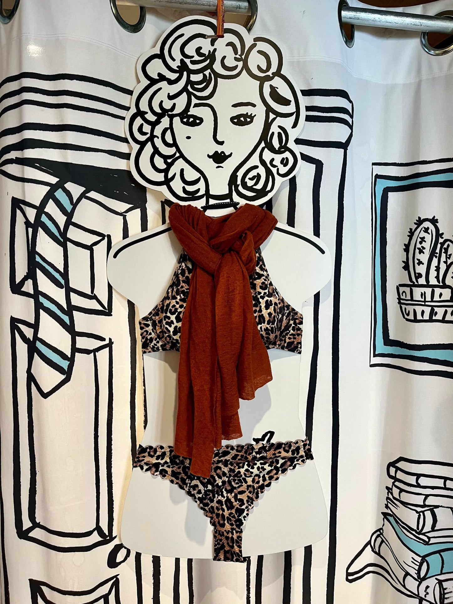 Botto Giuseppe Scarves Rust Orange Cashmere Scarf