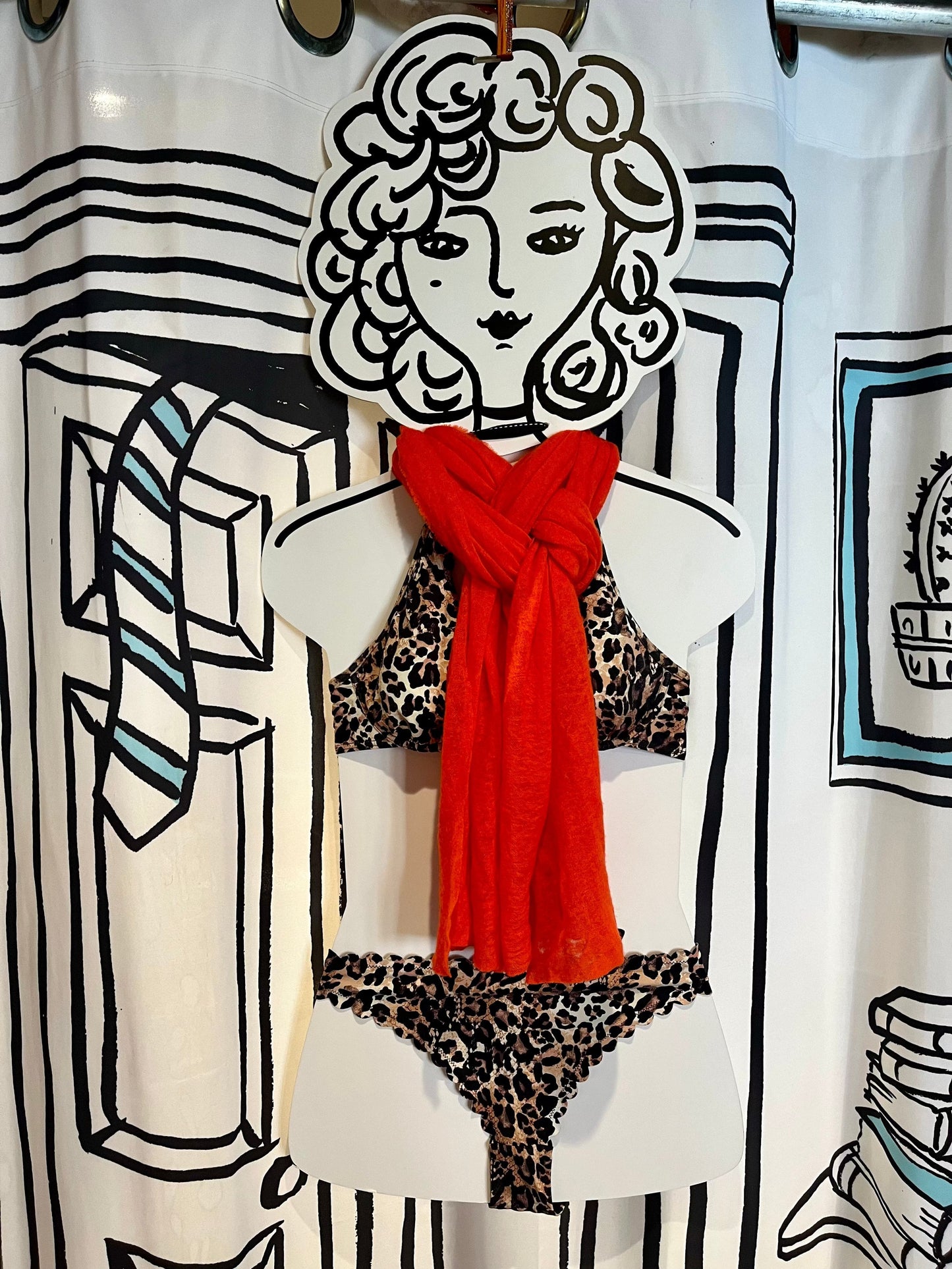 Botto Giuseppe Scarves Saville Orange Cashmere Scarf