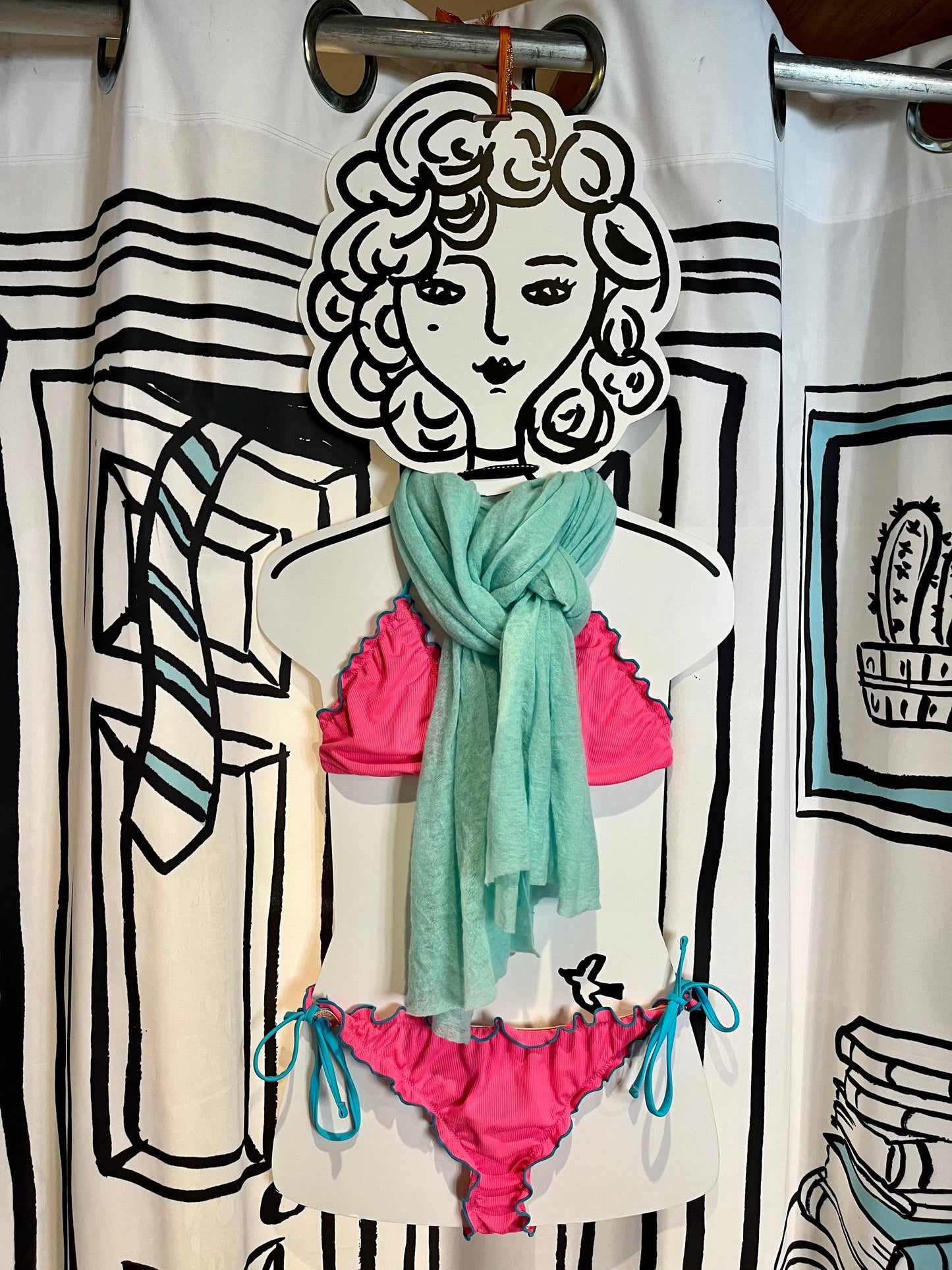 Botto Giuseppe Scarves Seafoam Cashmere Scarf
