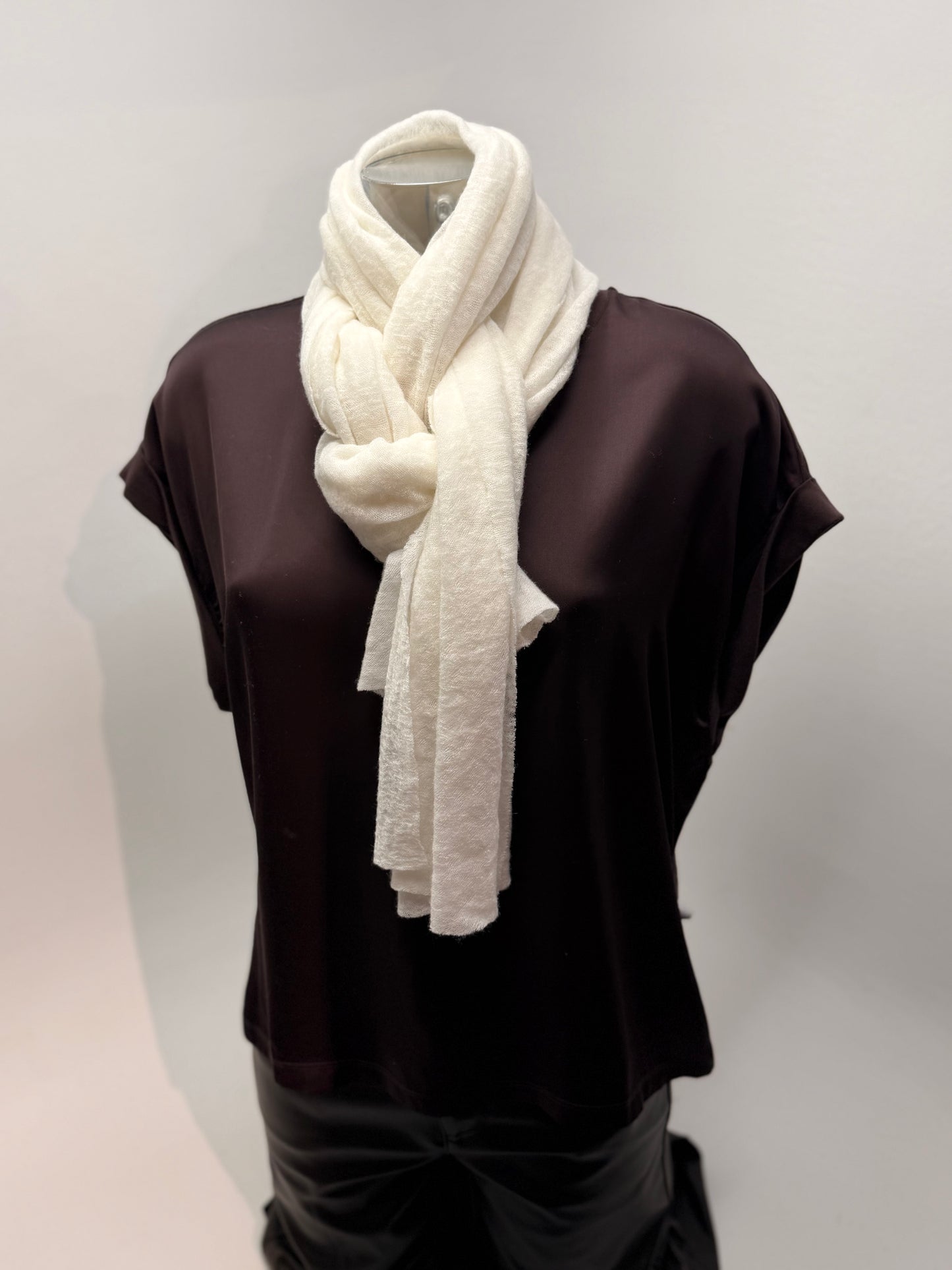Botto Giuseppe Scarves Snow Cashmere Scarf