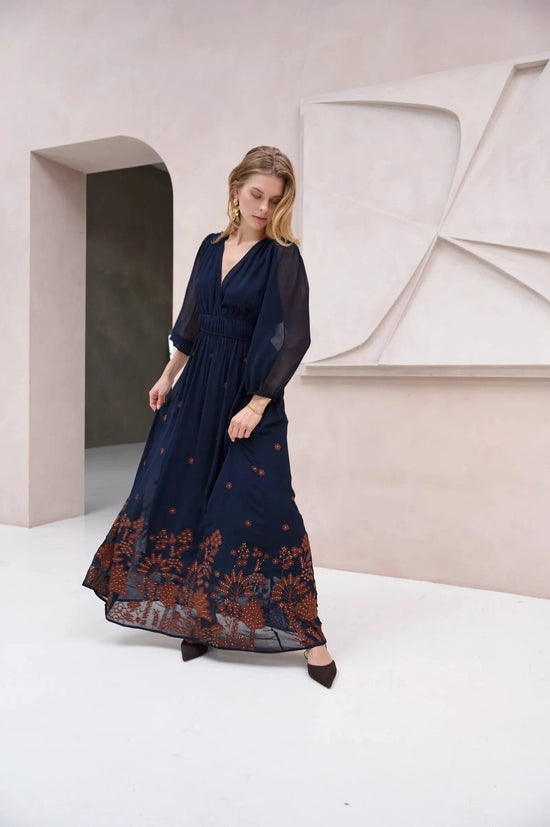 BRDR Dresses Caravan Embroidery Dress