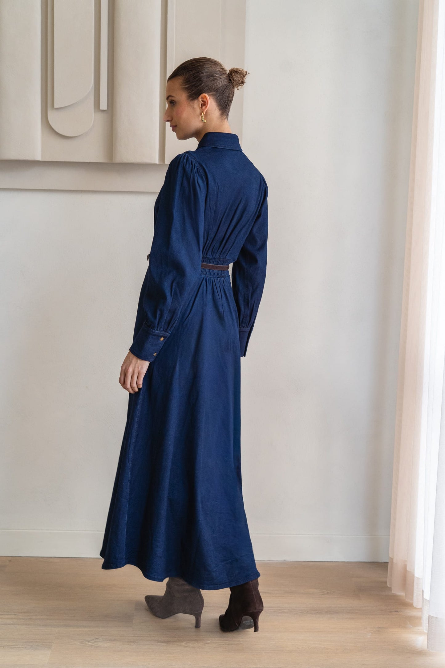 BRDR Dresses Row Denim Dress
