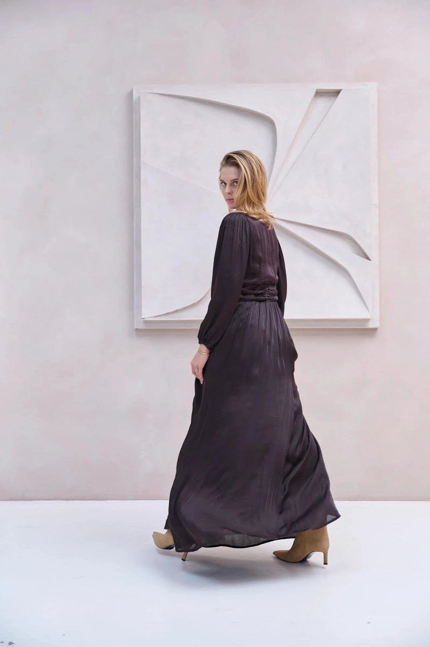 BRDR Dresses Valarie Dress in Dark Wine