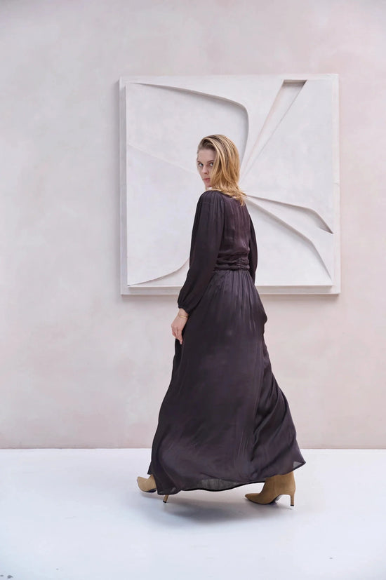 BRDR Dresses Valarie Dress in Dark Wine