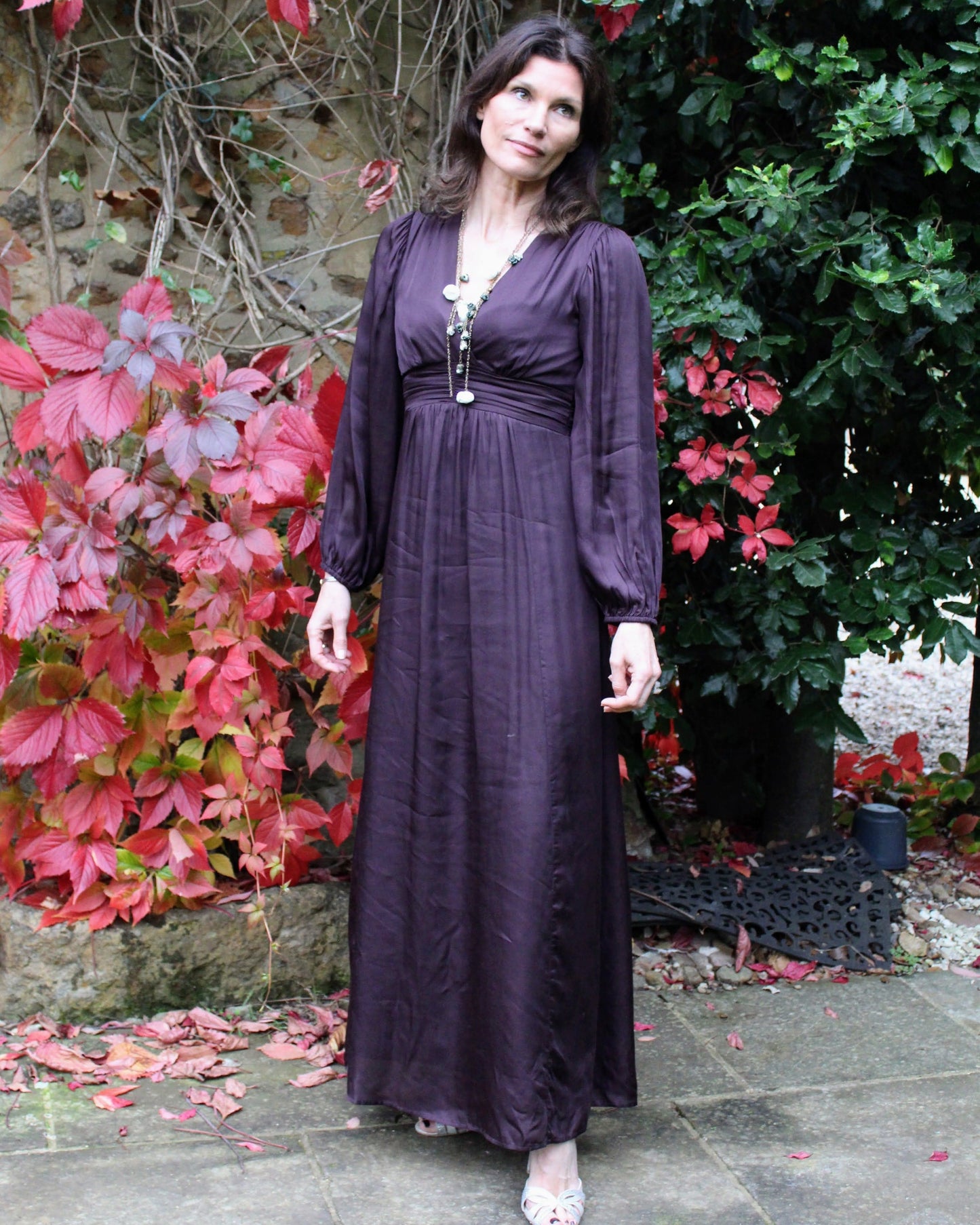 BRDR Dresses Valarie Dress in Dark Wine