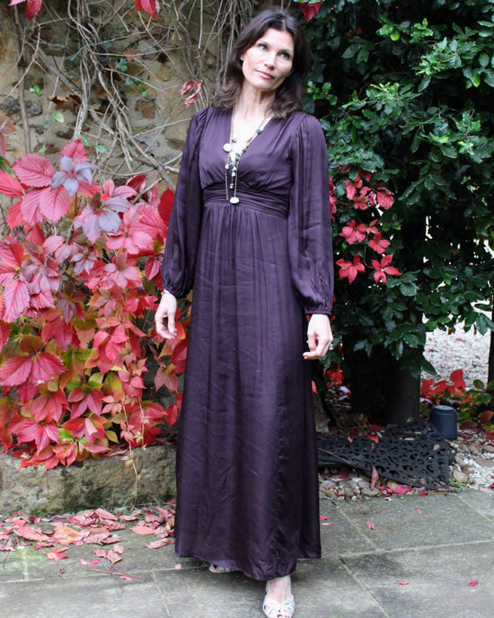 BRDR Dresses Valarie Dress in Dark Wine