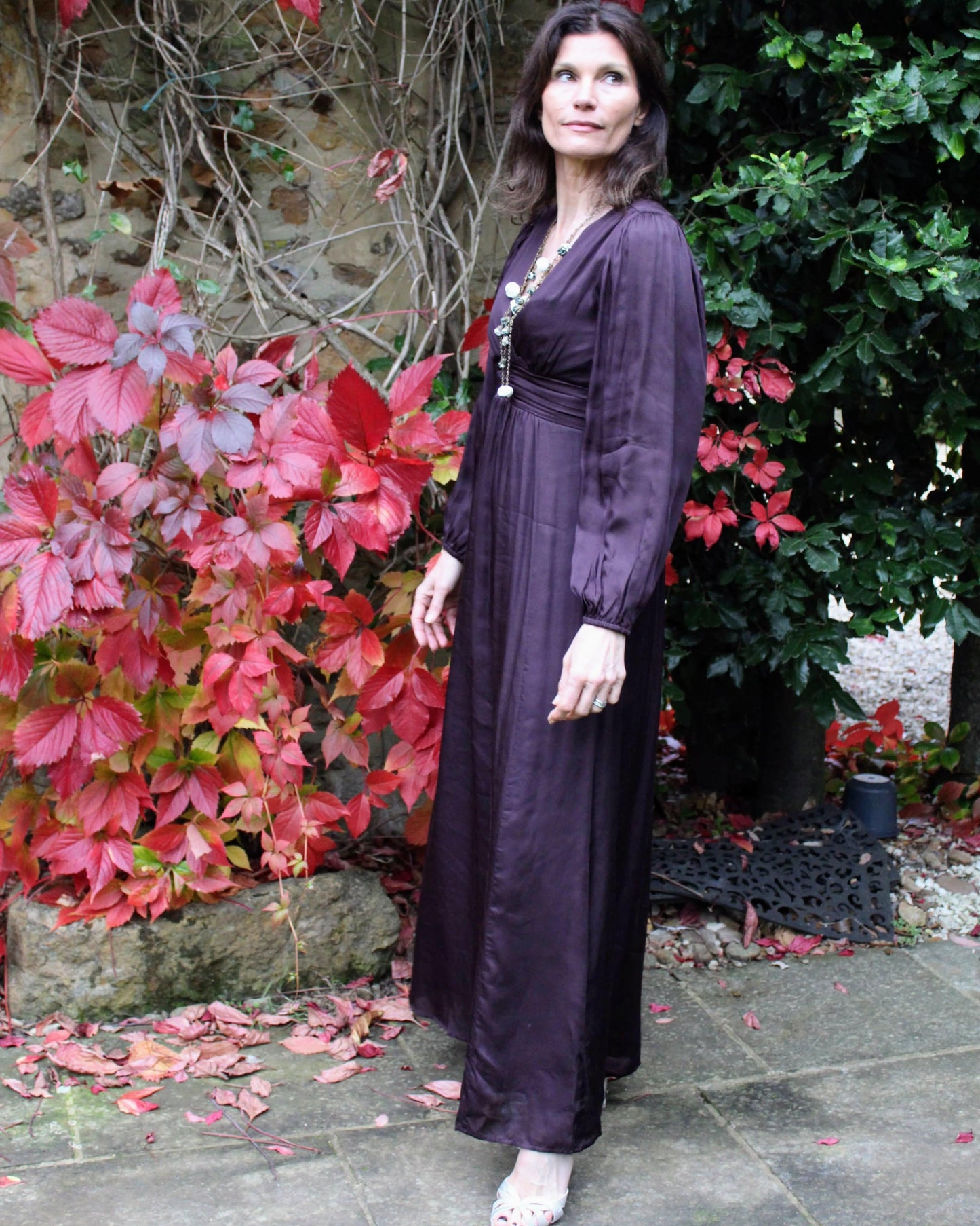 BRDR Dresses Valarie Dress in Dark Wine